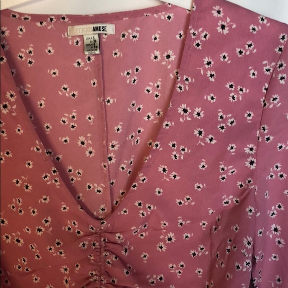 PINK FLORAL TOP - Picture 3 of 3